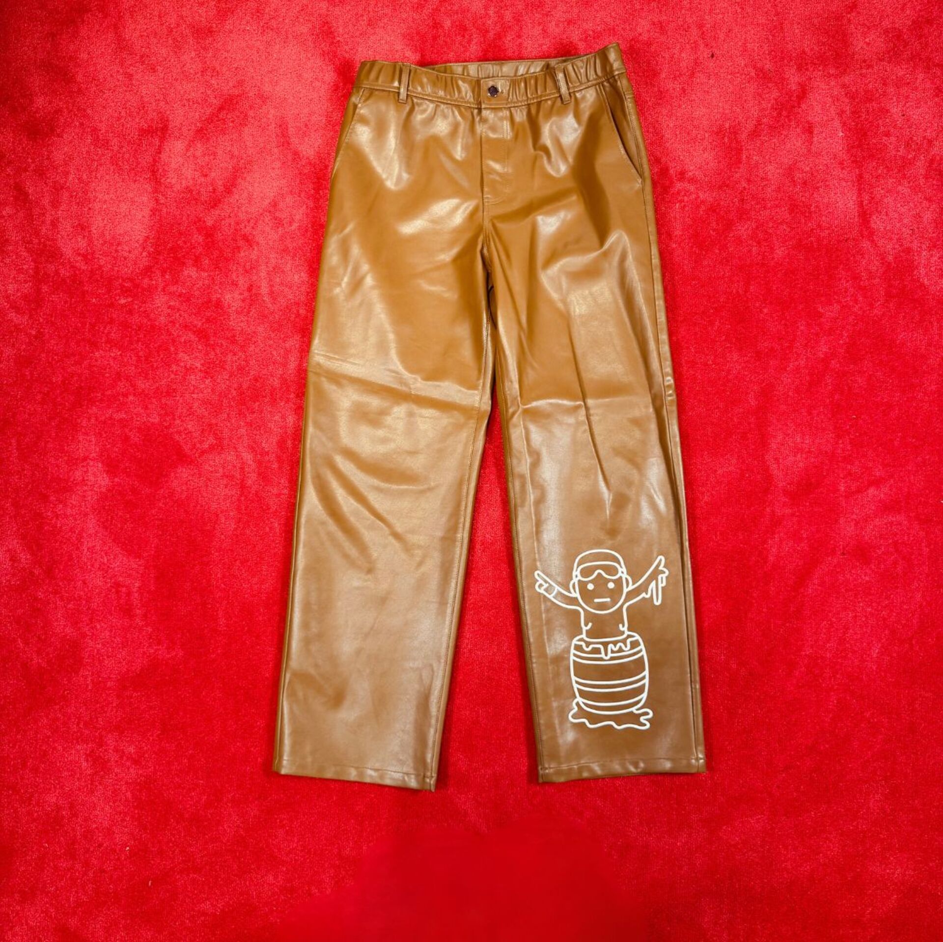 Broek Bankzitters, Ziggo Dome World Tour, bruin, Gedragen door Milo Te