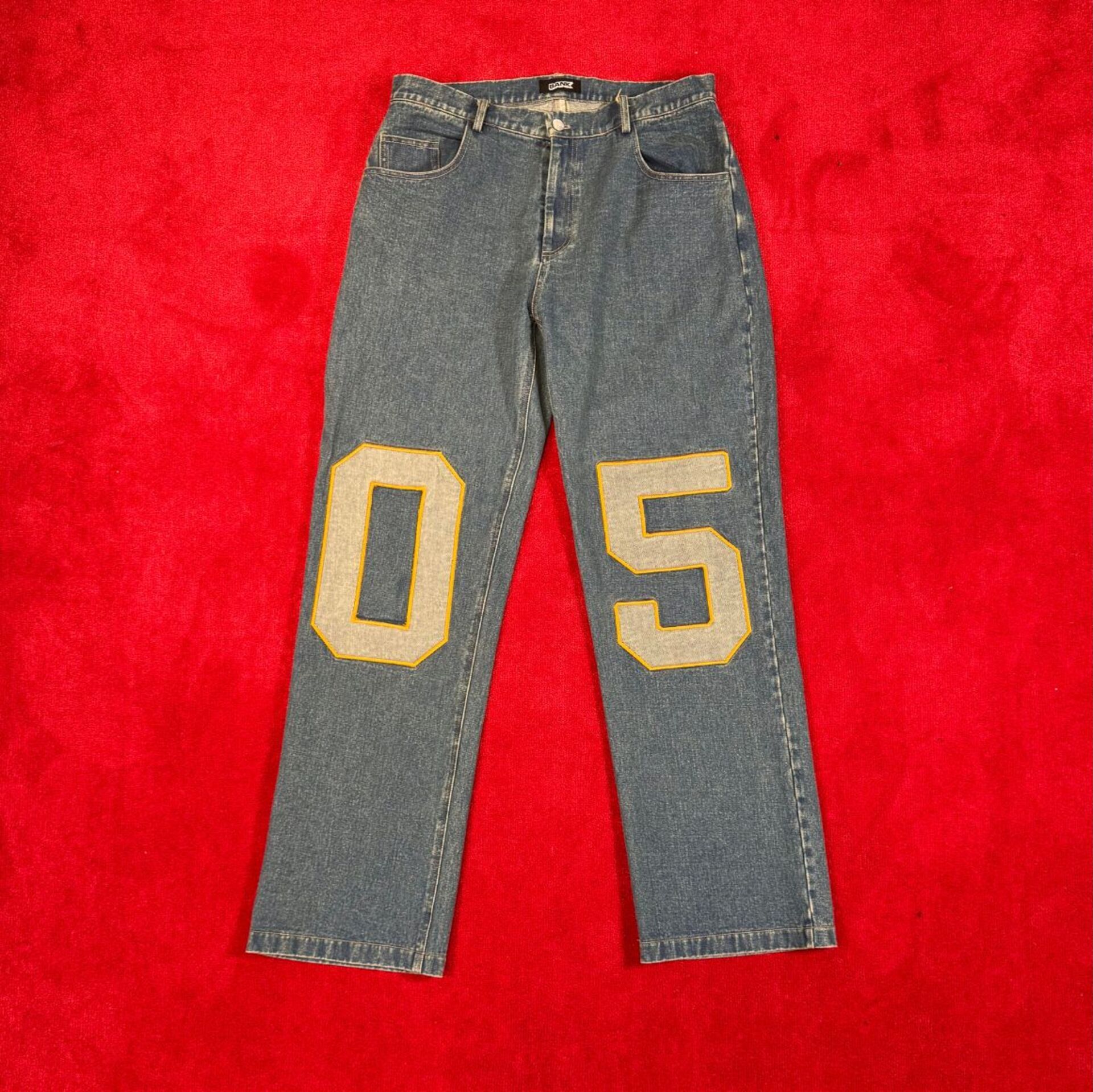 Broek Bankzitters, Ziggo Dome World Tour, blauw, Gedragen door Matthya