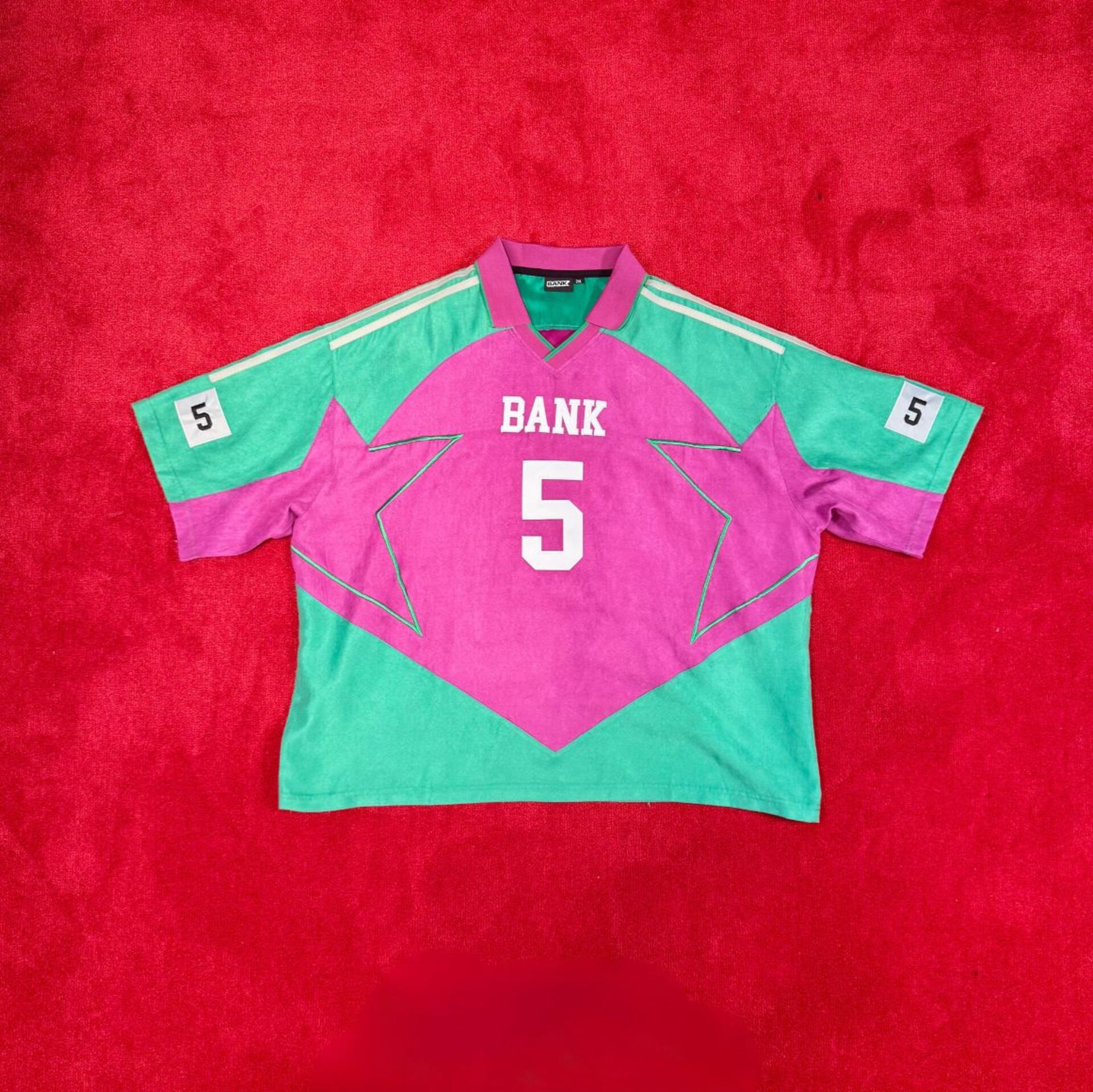 T-shirt Bankzitters, Ziggo Dome World Tour, groen, paars, Gedragen doo