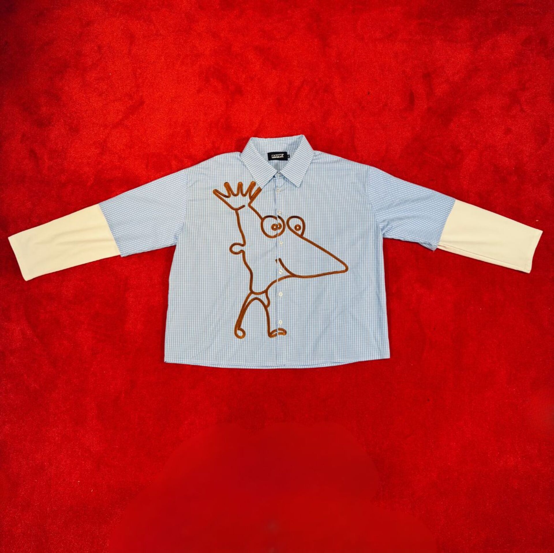 Blouse Bankzitters, Ziggo Dome World Tour, blauw, Gedragen door Matthy