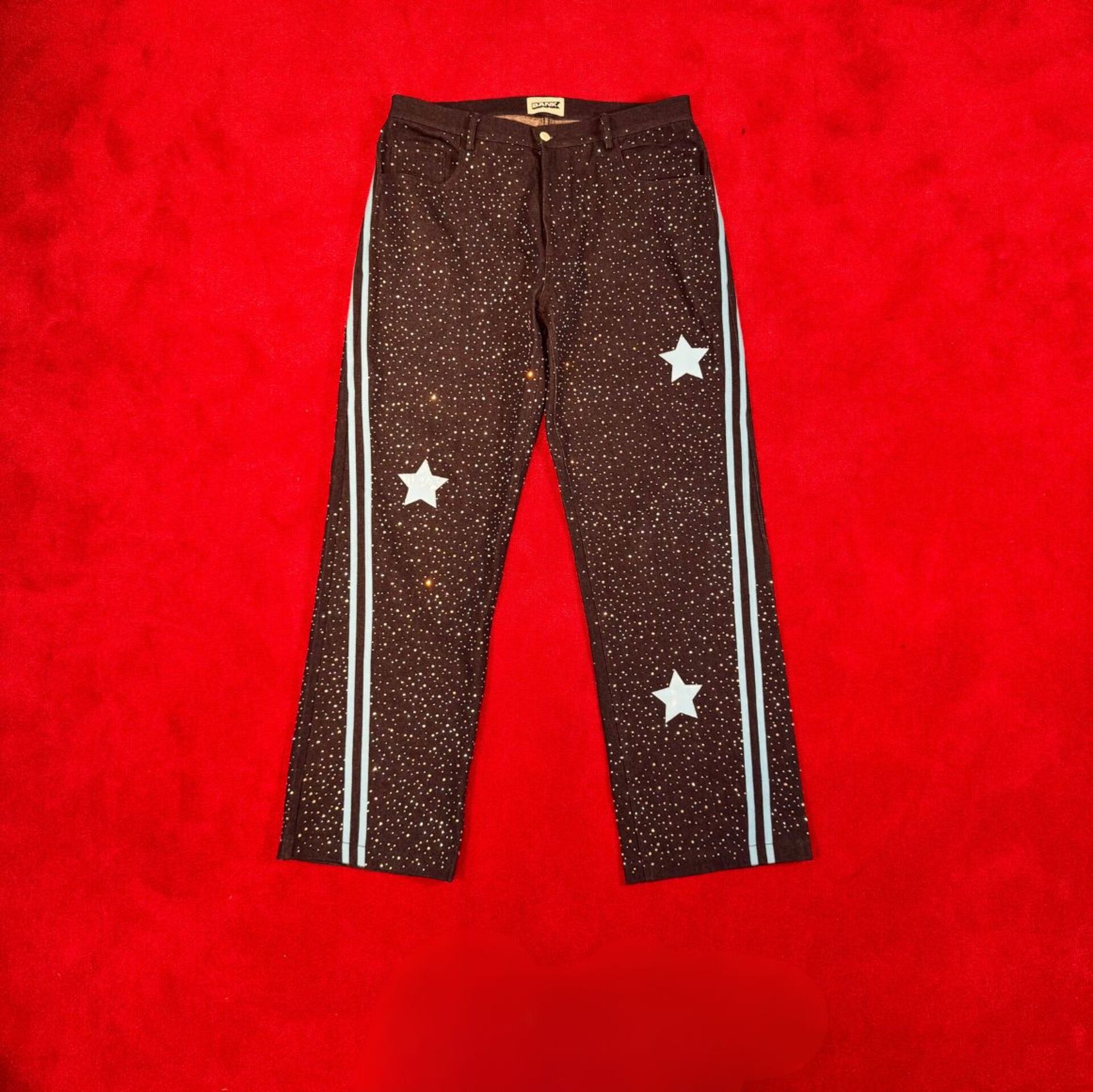 Broek Bankzitters, Ziggo Dome World Tour, lichtblauw, Gedragen door Mi