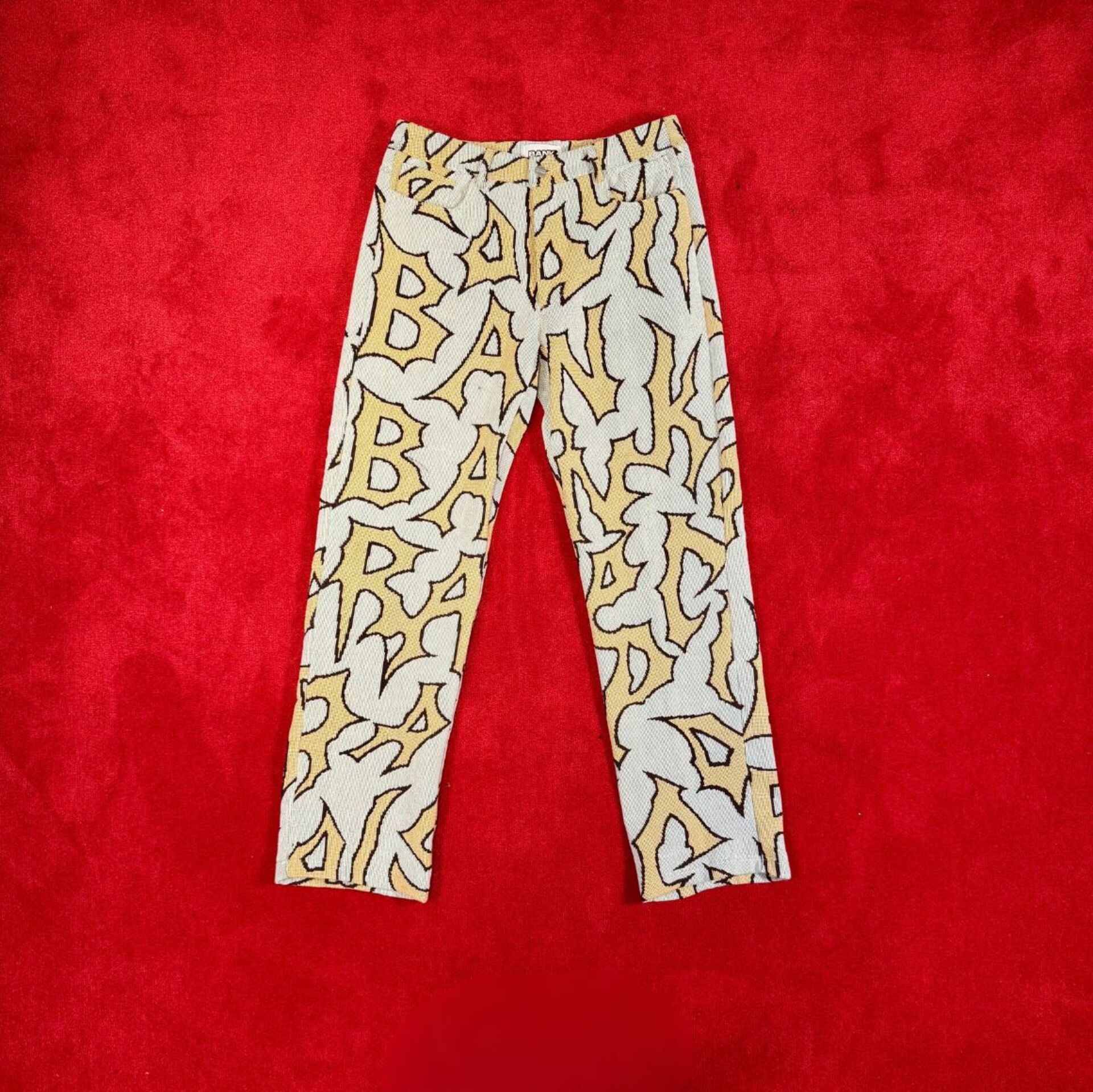 Broek Bankzitters, Ziggo Dome World Tour, blauw, Gedragen door Koen va