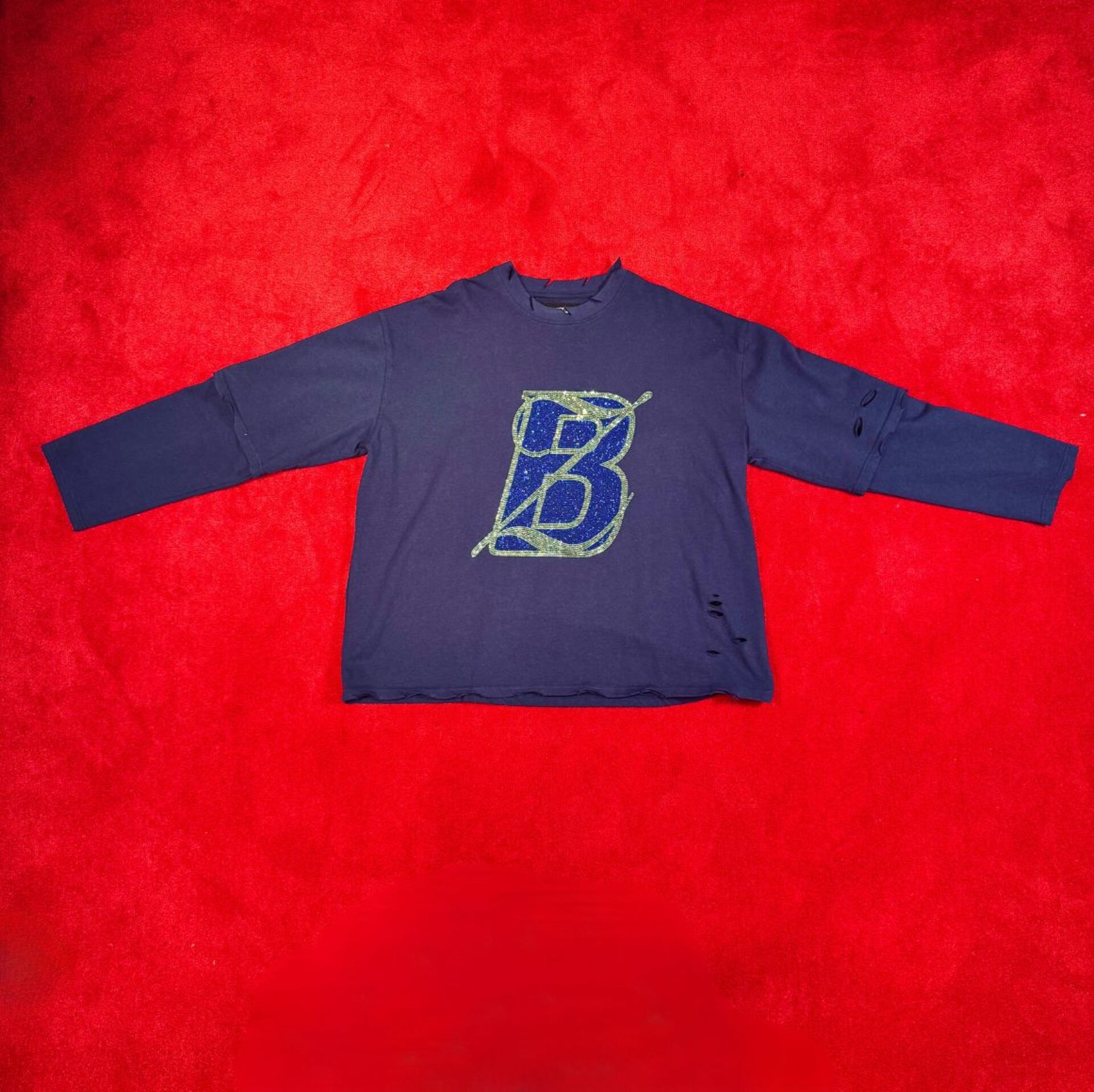 T-shirt Bankzitters, Ziggo Dome World Tour, blauw, Gedragen door Koen