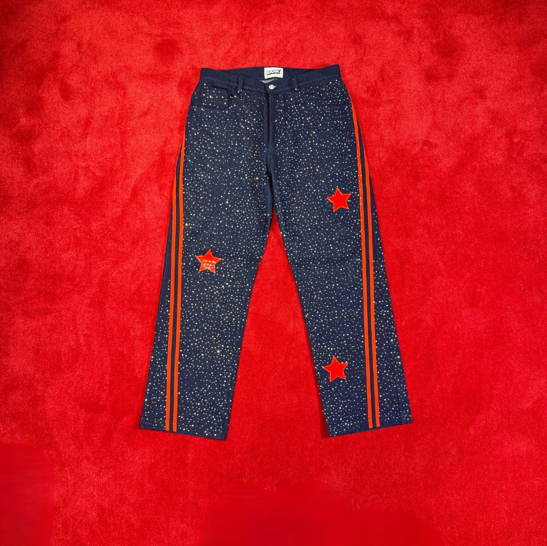 Broek Bankzitters, Ziggo Dome World Tour, rood, Gedragen door Robbie v