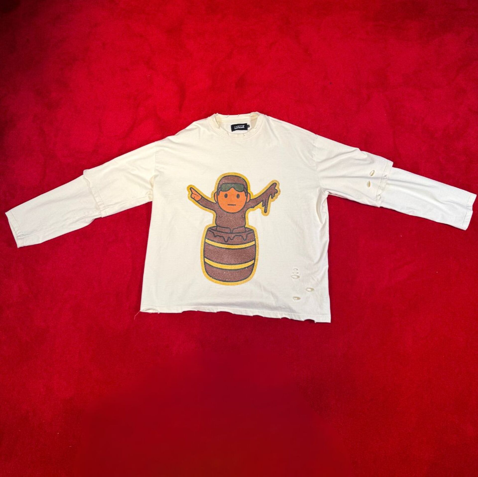 T-shirt, Bankzitters, Ziggo Dome World Tour, Wit, Gedragen door Milo T