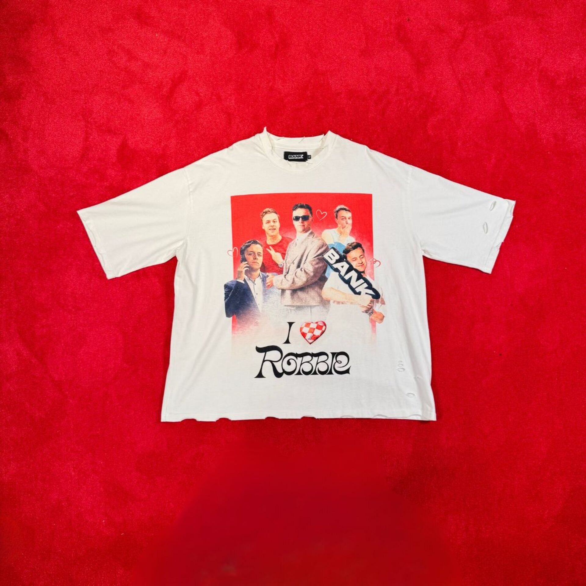 T-shirt, Bankzitters, Ziggo Dome World Tour, Wit, Gedragen door Raoul